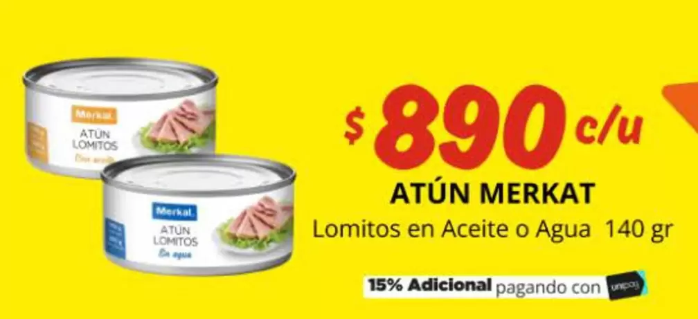 Merkat - Atun Lomitos En Aceite O Agua
