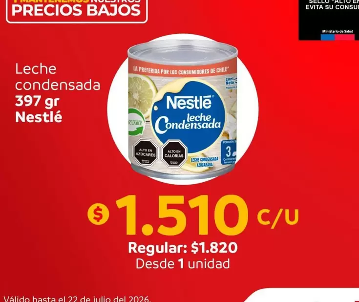 Nestlé - Leche Condensada 397 Gr