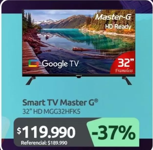 Master-G - Smart Tv Master G 32" Hd Mg32hfks