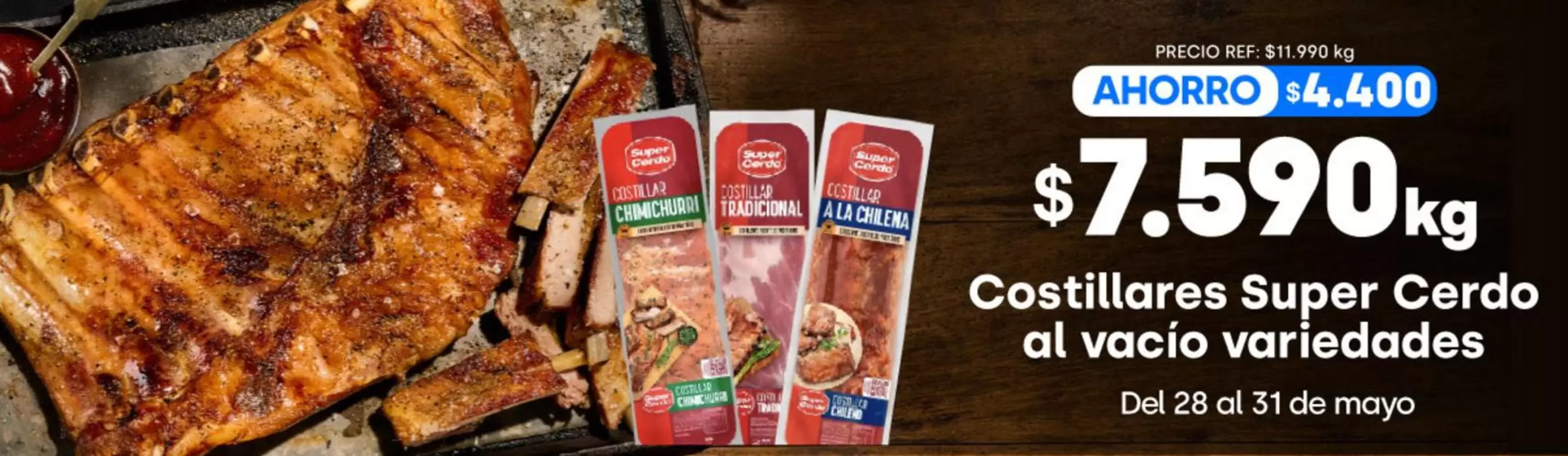 Costillares Super Cerdo Al Vacio
