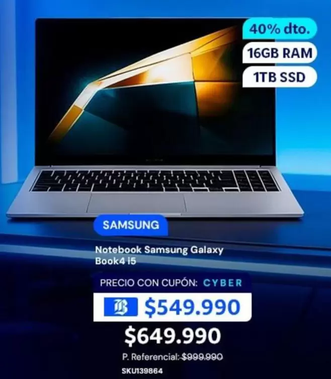 Samsung - Notebook Galaxy Book 15
