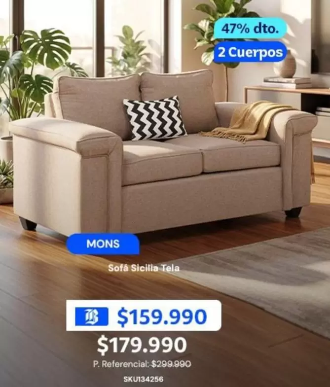 Sofa Sicilia Tela