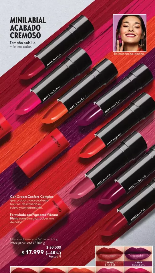 Confort - Mini Labial Acabado Cremoso