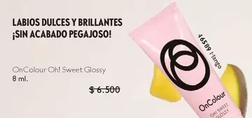Labios Dulces Y Brillantes Sin Acabado Pegajoso