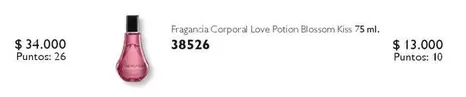Love Potion - Fragancia Corporal Love Poton Blossom Kiss