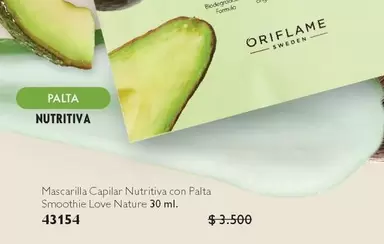 Mascarilla Capilar Nutritiva Con Malta Smoothie Love Nature