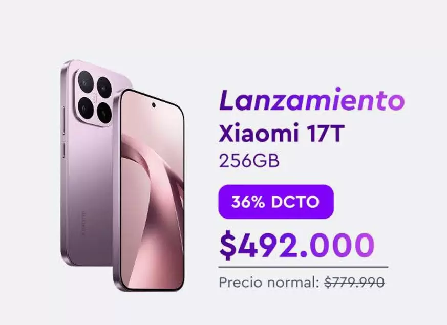 Xiaomi - Lanzamiento 17t 256gb