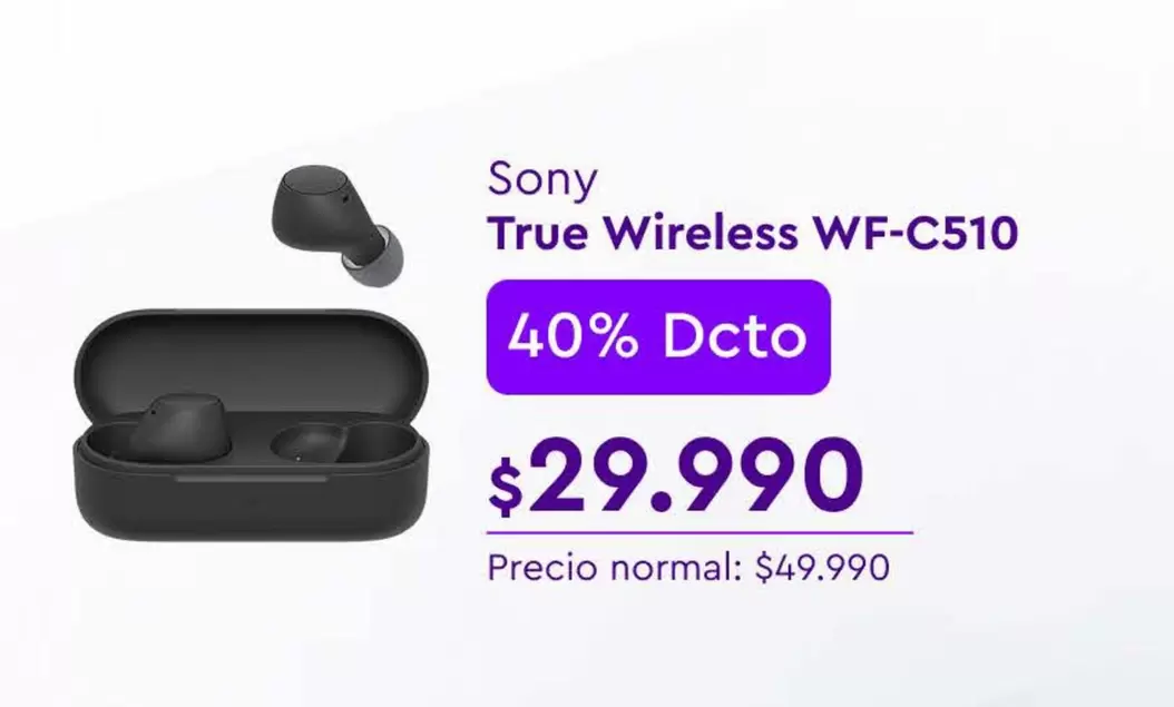 SONY - True Wireless Wf-c510