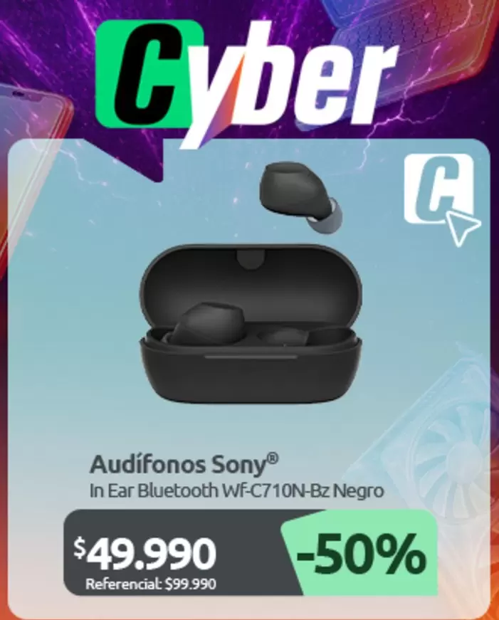 Audifonos Sony In Ear Bluetooth Wi-Fi 710N-Bz Negro