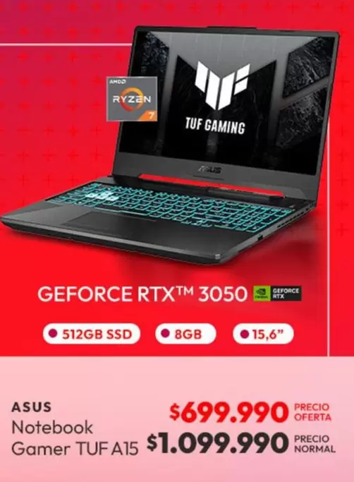 Asus - Notebook Gamer TUF A15