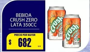 Crush - Bebida Zero Lata