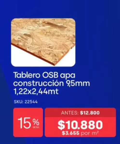 Tablero Osb Apa Construcción