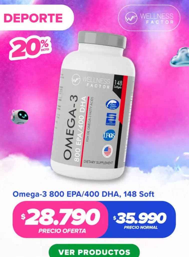Soft - Omega-3 800 Epa/400 Dha