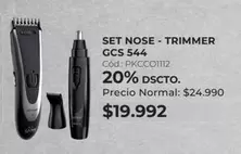 Set Nose-trimmer GCS 544