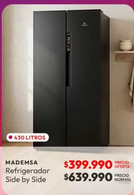 Mademsa - Refrigerador Side by Side