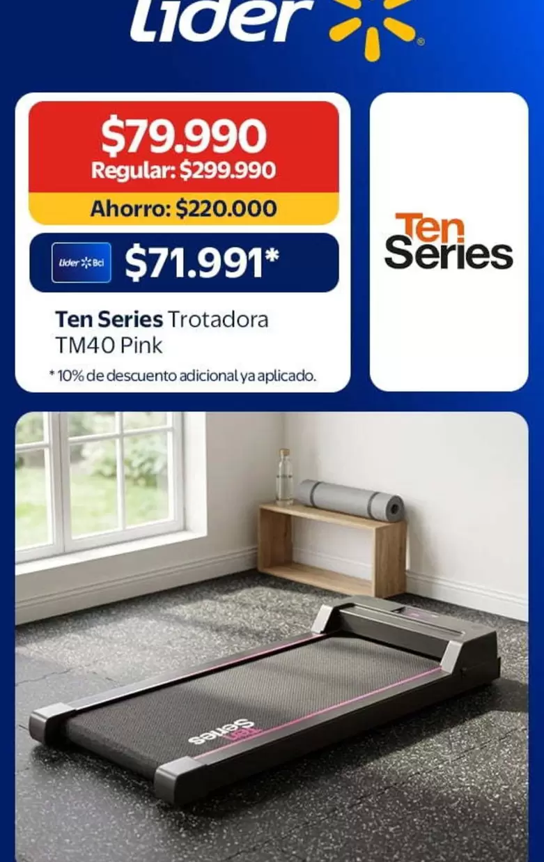 Lider - Trotadora Tm40 Pink