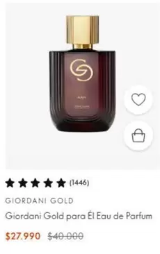Giordani - Gold Para El Eau De Parfum
