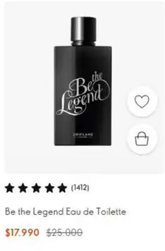 Be The Legend Eau De Toilette