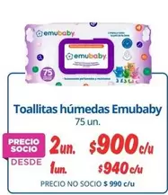 Emubaby - Toallitas Humedas