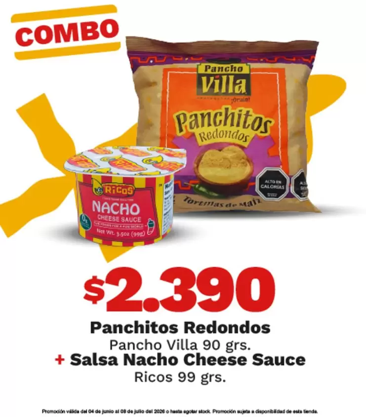 Pancho Villa - Panchitos Redondos + Salsa Nacho Cheese Sauce