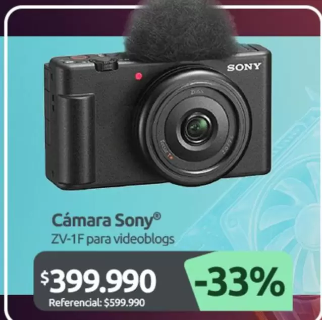 SONY - Camara ZV-1F Para VideoBlogs