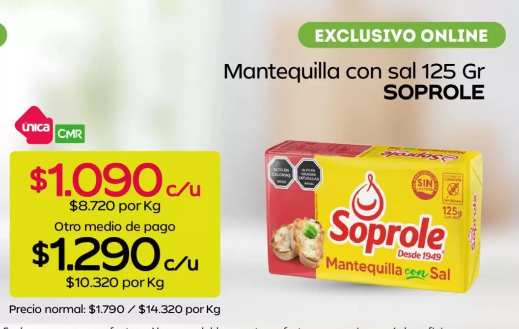 Soprole - Mantequilla Con Sal