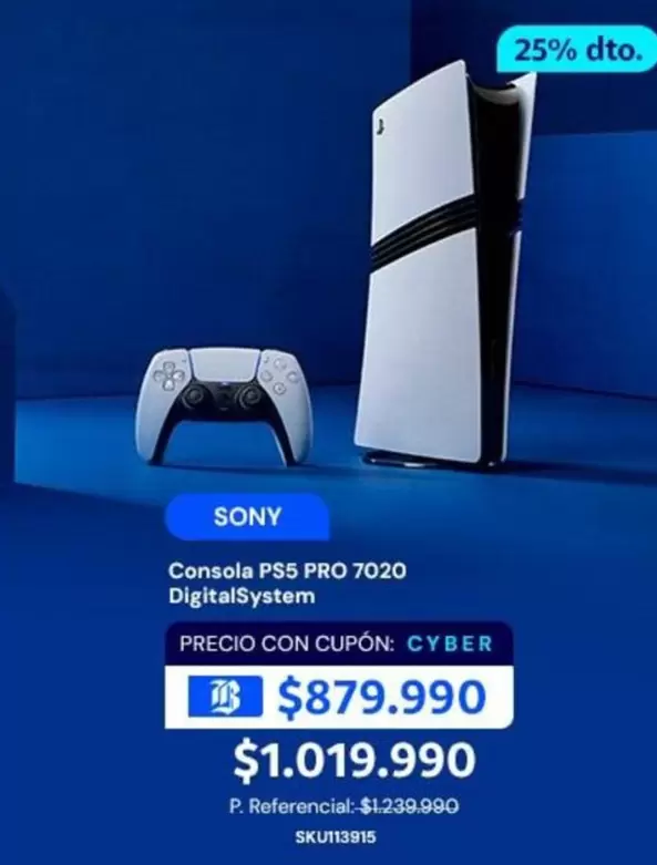 SONY - Consola PS5 Pro 7020 Digitalsystem