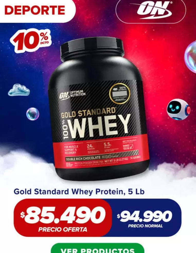 Gold - Standard Whey Protein, 5 Lb