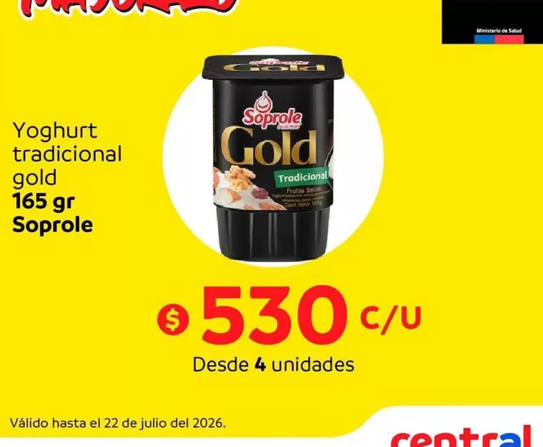 Soprole - Yoghurt Tradicional Gold