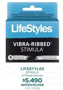 LifeStyles - Lifestyles Stimula 9 Preservativos