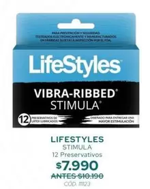 LifeStyles - Vibra-ribbed Stimula