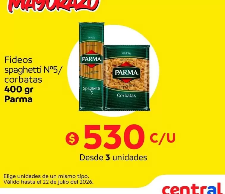 Parma - Fideos Spaghetti N°5/ Corbatas