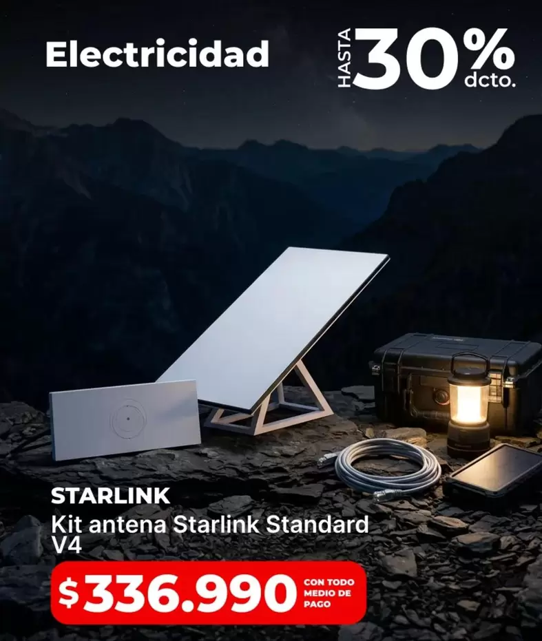 Kit Antena Starlink Standard V4