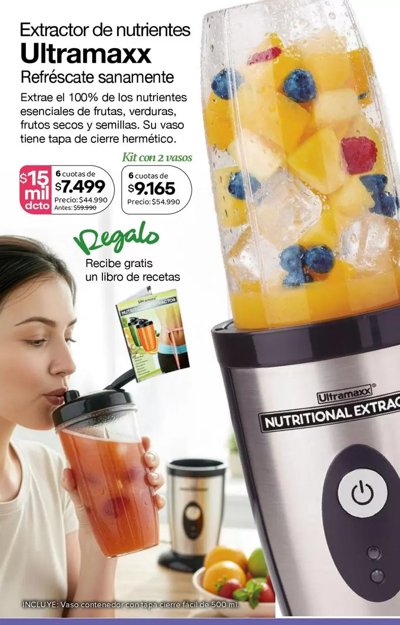 Extractor De Nutrientes Ultramaxx