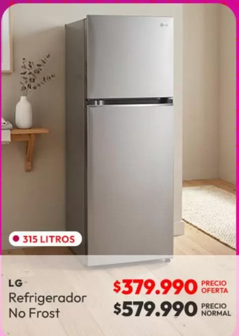 LG - Refrigerador No Frost