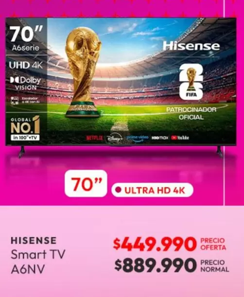 Hisense - Smart Tv A6NV