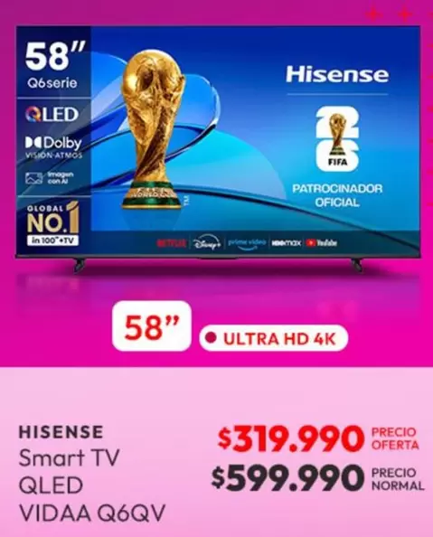 Hisense - Smart Tv Qled