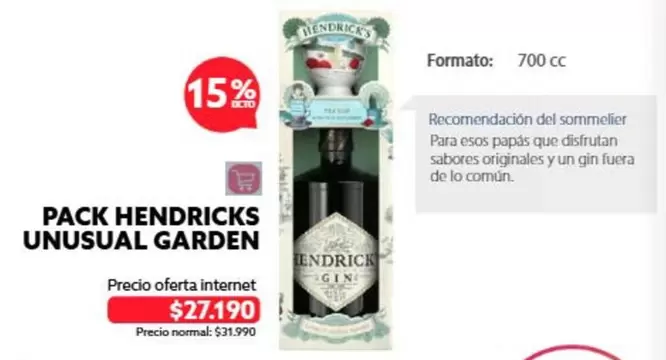 Pap - Pack Hendricks UNUSUAL garden