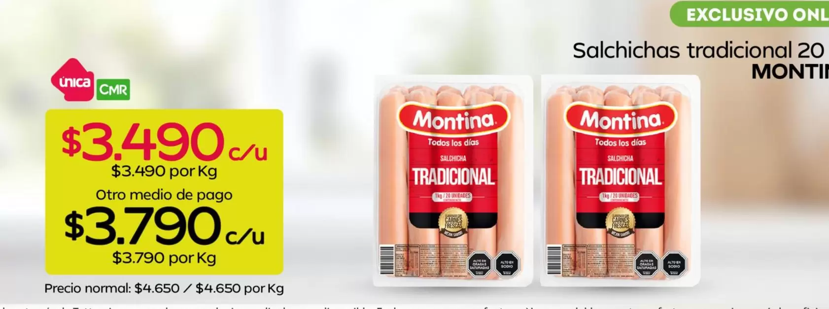 Montina - Salchichas Tradicional