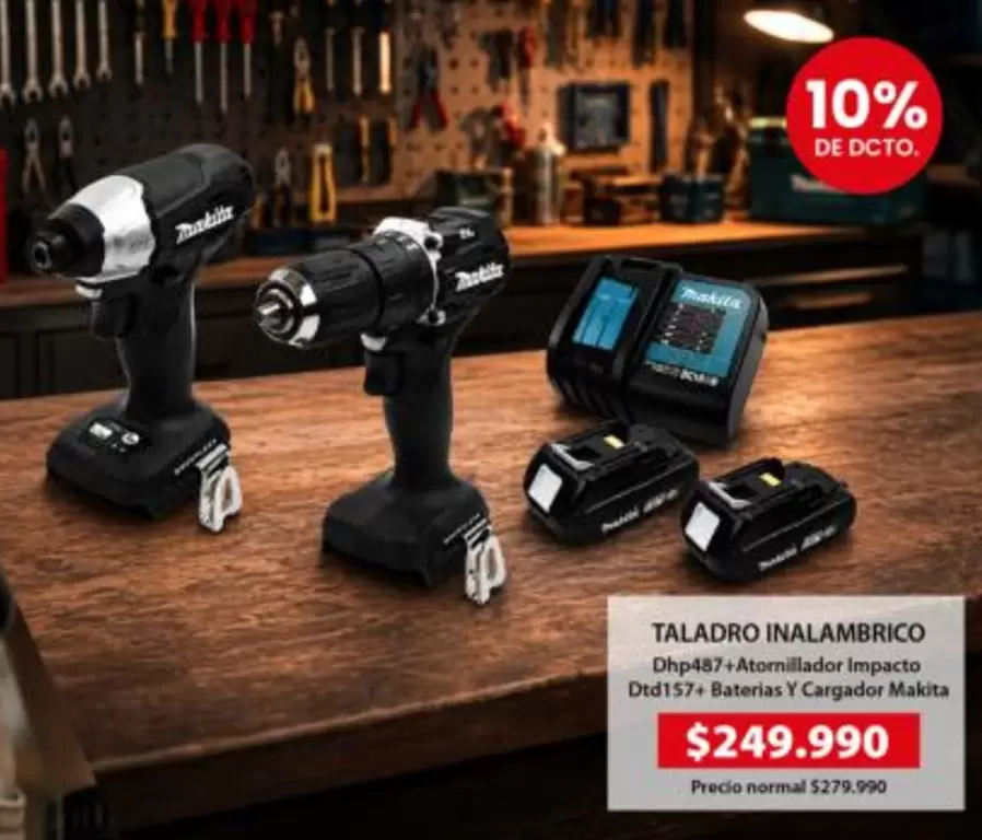 Makita - Taladro Inalambrico