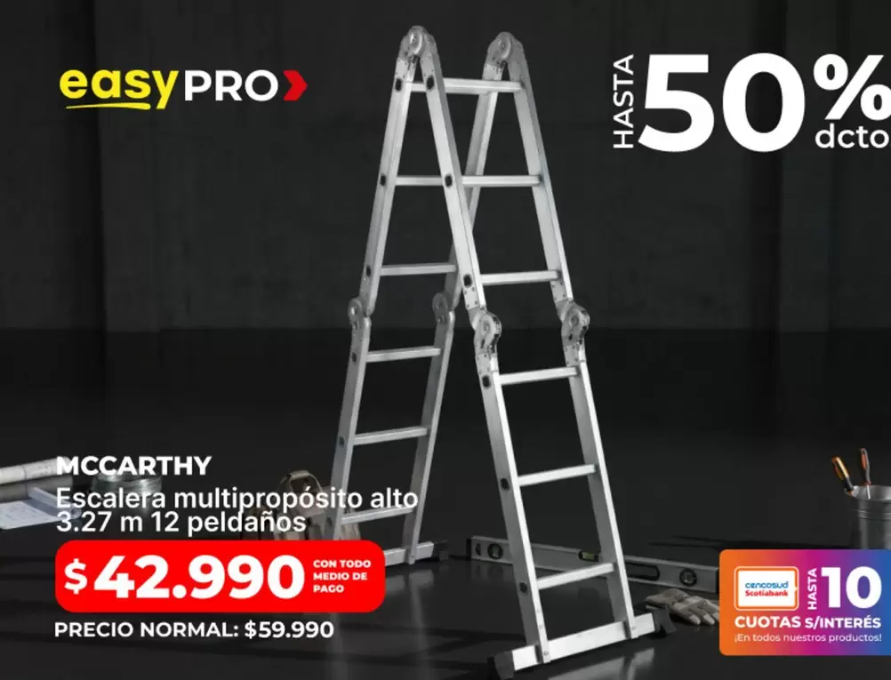 Escalera Multiproposito Alto 3.27 M
