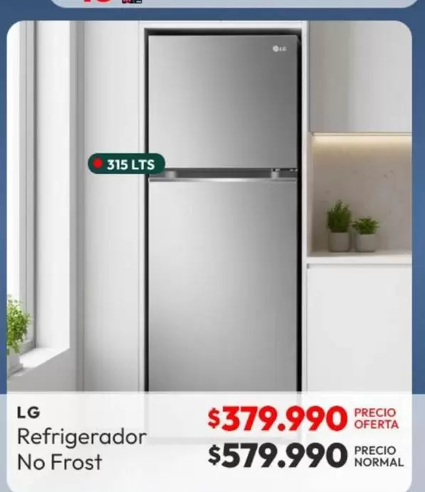 LG - Refrigerador No Frost