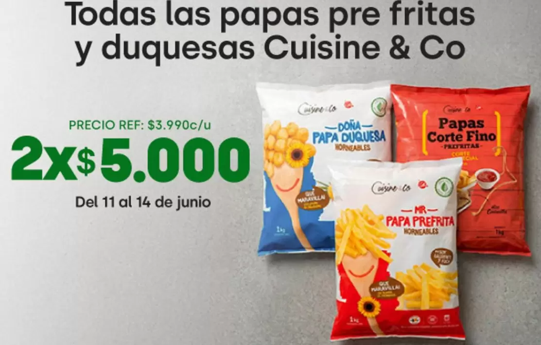 Cuisine&Co - Todas Las Papas Pre Fritas Y Duquesas