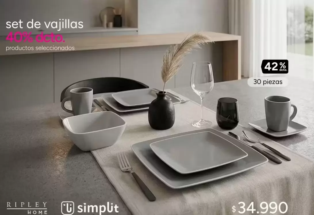 Set De Vajillas