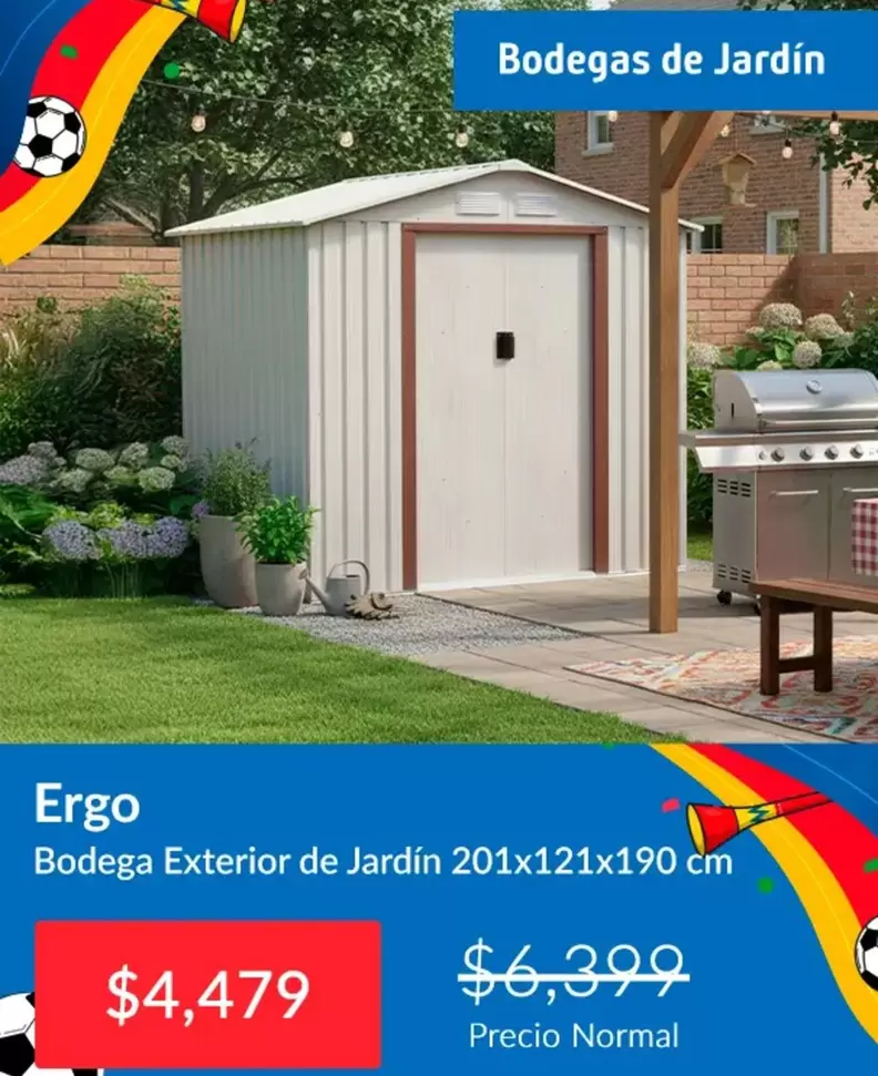 Bodega Exterior De Jardín
