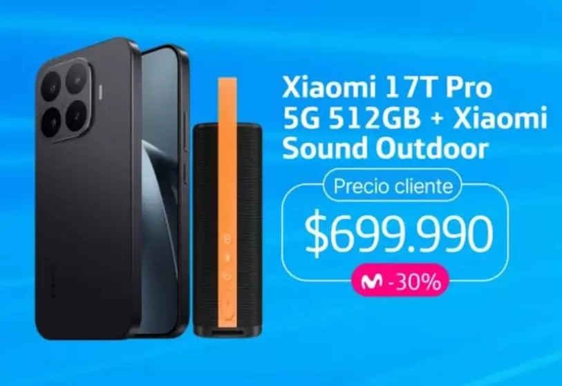 Xiaomi - 17T Pro 5G 512GB +  Sound Outdoor