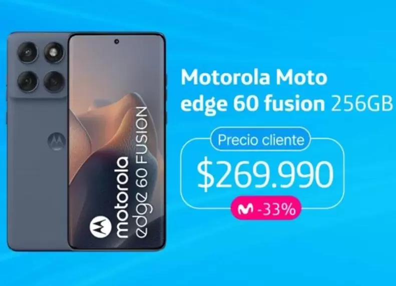 Motorola -  Moto Edge 60 Fusion 256GB