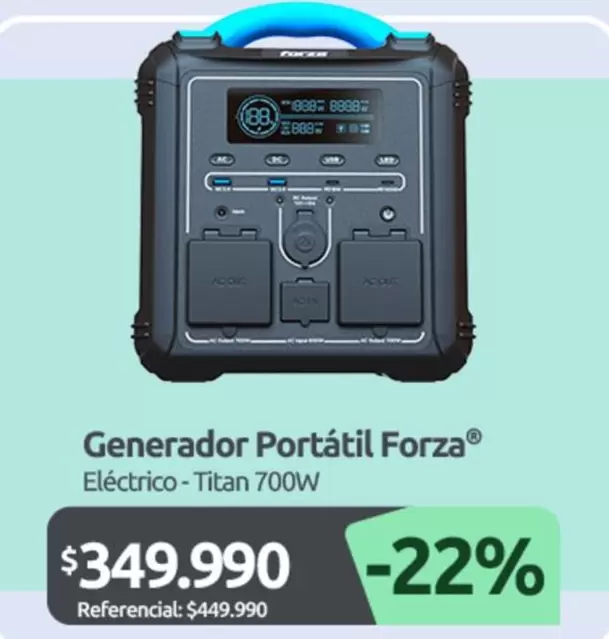 Generador Portatil Forza