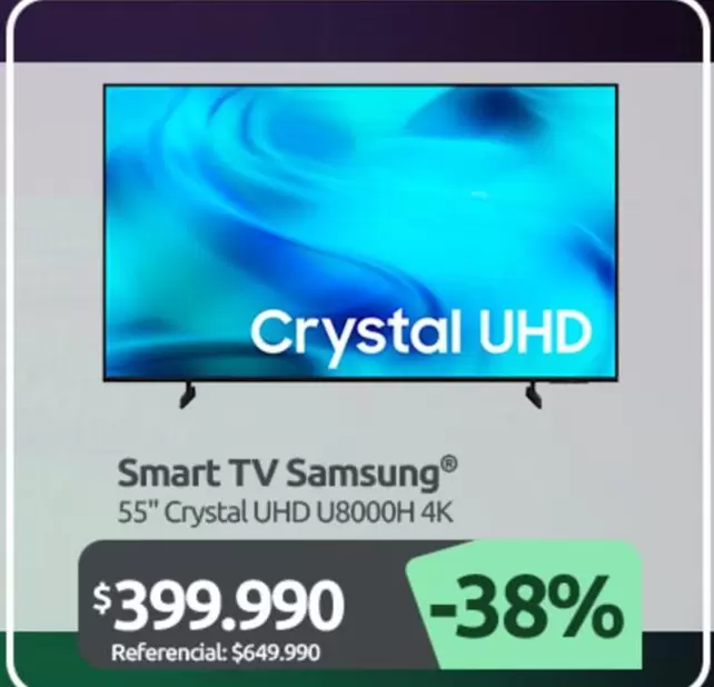 Samsung - Smart TV UHD U8000H 4K