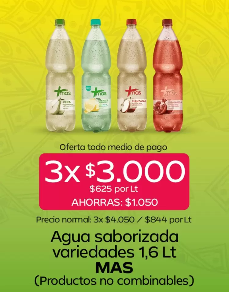 Más - Agua Saborizada Variedades